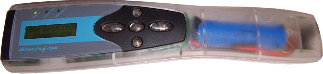 OEM laser comb design by Dermaray with clear plastic.